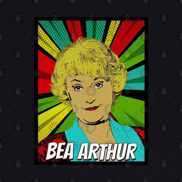 Bea Arthur Golden Girls Pop Art Design // Fan Art by Flasher